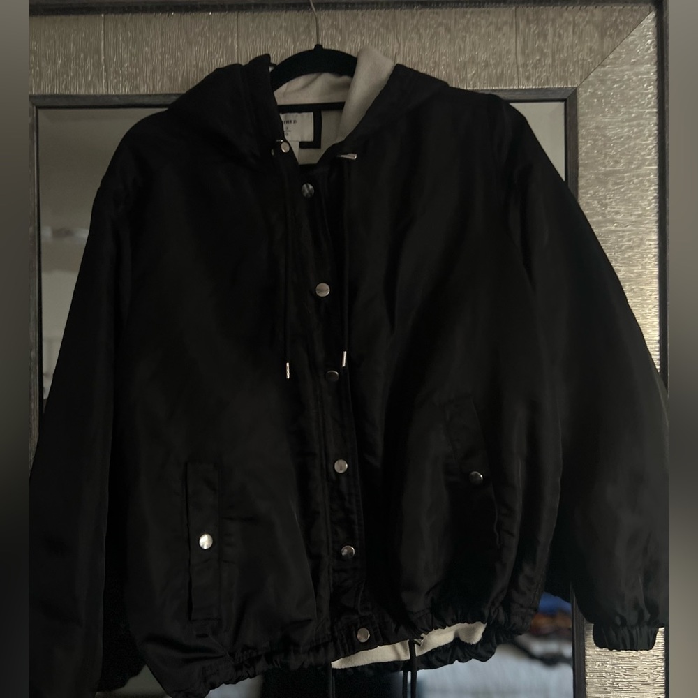 Black jacket.